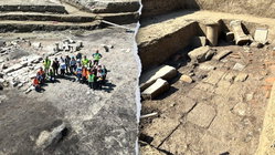 Construction workers clearing old bombs unexpectedly find 'important' ancient sanctuary Education WA